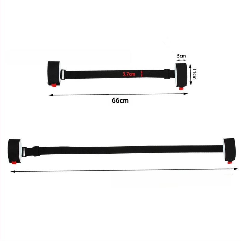 Στήριγμα ιμάντα Velcro για σκι — ρυθμιζόμενο, ανθεκτικό στις γρατζουνιές, εξάρτημα hands-free για ρούχα