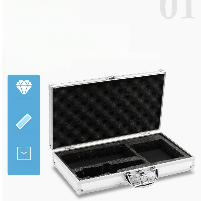 Κιβώτιο μεταφοράς εξοπλισμού από κράμα αλουμινίου, ανθεκτικό στους κραδασμούς, ελαφρύ, χωρητικότητα φόρτου 3–5 κιλά