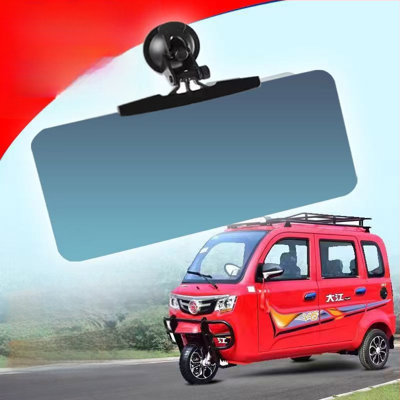 Vizor solar acrilic pentru scutere și tricicluri, montaj cu ventuză, protecție UV și izolație termică