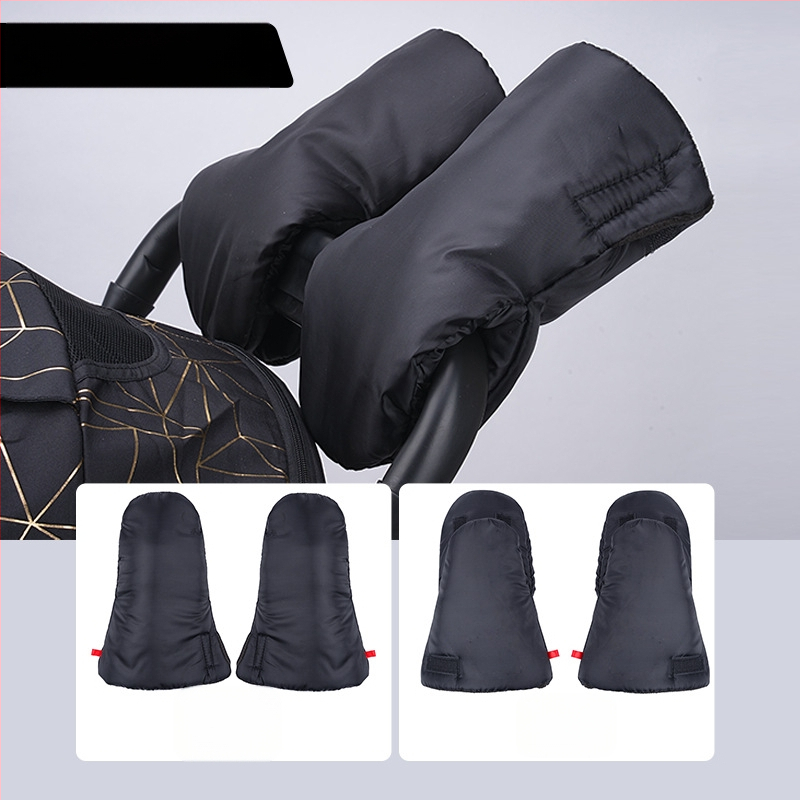 Κάλυμμα γαντιών για καρότσι μωρού με ομπρέλα – Ανθεκτικό στον άνεμο, παχυνθείσα επένδυση fleece, Υλικά: Oxford ύφασμα / μαλλί προβάτου