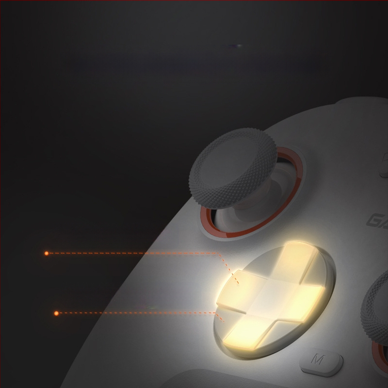 GameSir Morning Star 2 belaidis žaidimų valdiklis su Bluetooth ir USB, skirtas PC, Switch, iOS ir Android, su vibruojančiu ir Hall jutikliu