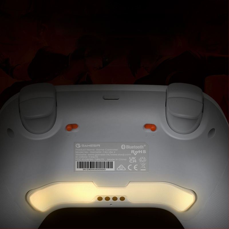 GameSir Morning Star 2 belaidis žaidimų valdiklis su Bluetooth ir USB, skirtas PC, Switch, iOS ir Android, su vibruojančiu ir Hall jutikliu