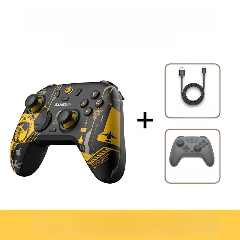 GameSir Morning Star 2 belaidis žaidimų valdiklis su Bluetooth ir USB, skirtas PC, Switch, iOS ir Android, su vibruojančiu ir Hall jutikliu