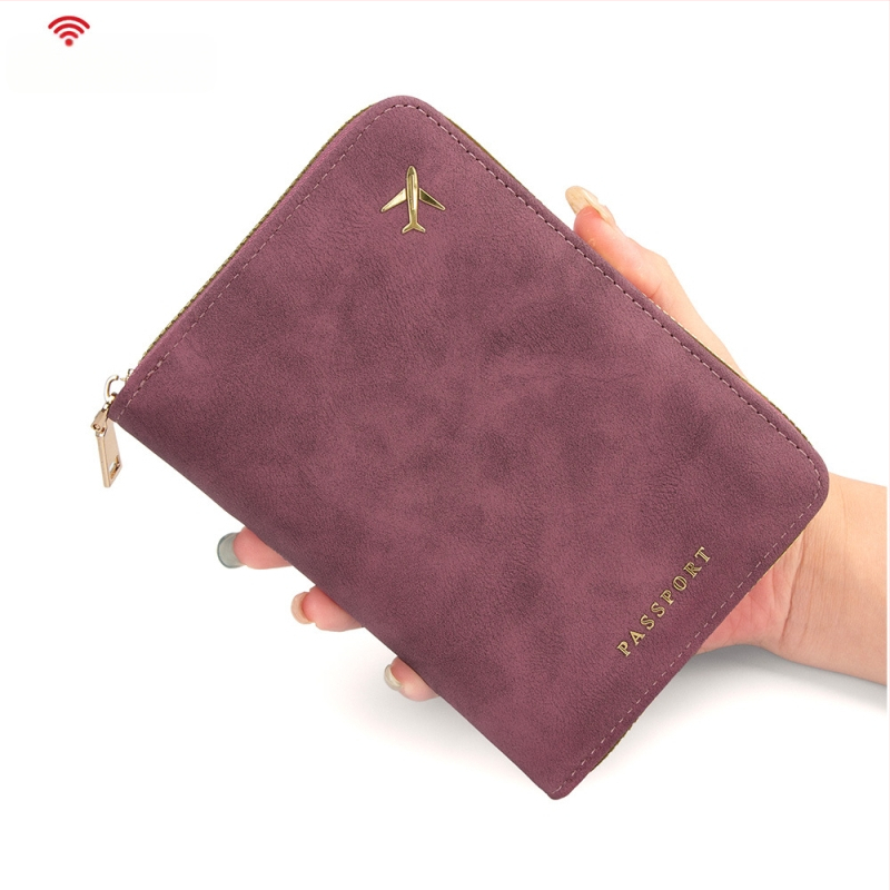 Θήκη για Διαβατήριο και Έγγραφα | Υλικό PU με επένδυση PU, Unisex, Στυλ χαλαρού ταξιδιού, Αποθήκευση и προστασία από κλοπή, Άνοιξη 2025