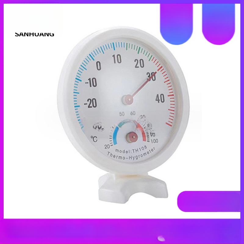 Termohigrometru cu indicator pentru încăperi – măsoară temperatura și umiditatea, precizie standard