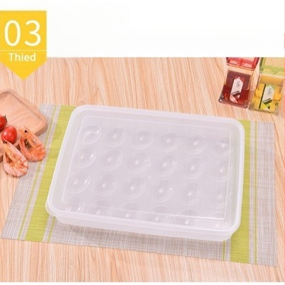 Lingqi 8001 PP plastmasas ledusskapja uzglabāšanas kastīte, 40 gab.