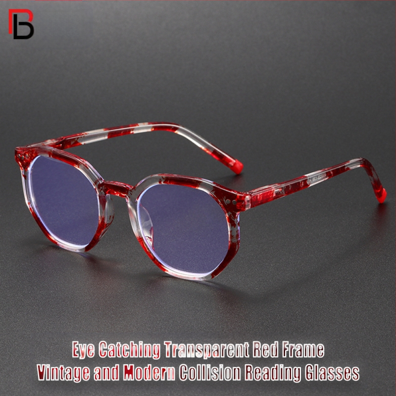 Lasīšanas brilles vecākiem, pilns rāmis no polikarbonāta, lēcas pret zilās gaismas iedarbību, polikarbonāta lēcas