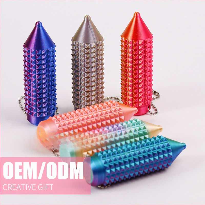 Κωνική μασάζ ράβδος για ανακούφιση άγχους, 3D εκτύπωση PLA, μοντέρνο στυλ τέχνης, δυνατότητα προσαρμογής