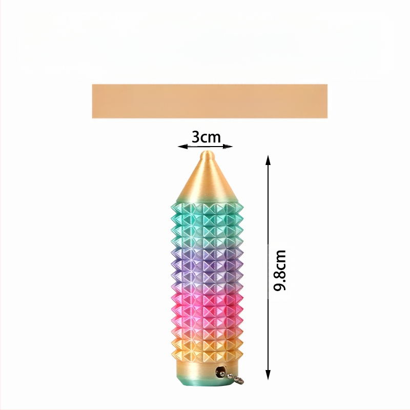 Κωνική μασάζ ράβδος για ανακούφιση άγχους, 3D εκτύπωση PLA, μοντέρνο στυλ τέχνης, δυνατότητα προσαρμογής