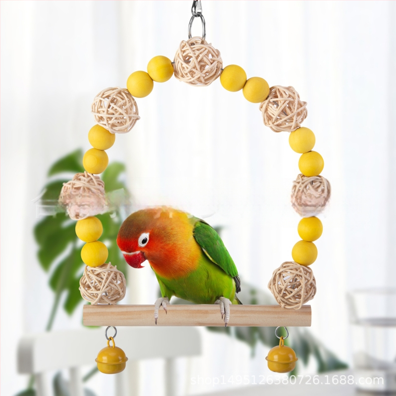 Παπαγάλου κούνια-παιχνίδι για πουλιά — μη εισαγόμενο προϊόν