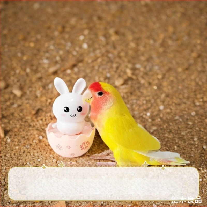 Παιχνίδι δαγκώματος για παπαγάλους με ταλαντευόμενο μηχανισμό για ανακούφιση άγχους — Υλικό: Πλαστικό • Μάρκα: Parrot Handsome • Για παπαγάλους • Δεν εισάγεται