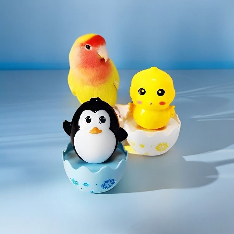 Παιχνίδι δαγκώματος για παπαγάλους με ταλαντευόμενο μηχανισμό για ανακούφιση άγχους — Υλικό: Πλαστικό • Μάρκα: Parrot Handsome • Για παπαγάλους • Δεν εισάγεται