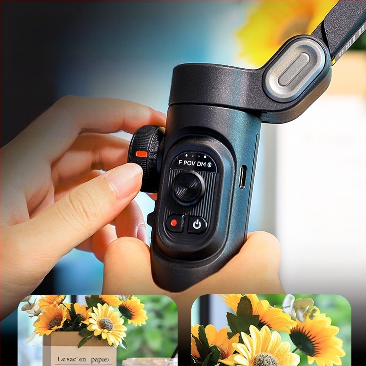 XE σταθεροποιητής gimbal για κινητό με τρεις άξονες, φορητός χειροκίνητος, για ομαλές λήψεις και ζωντανή μετάδοση