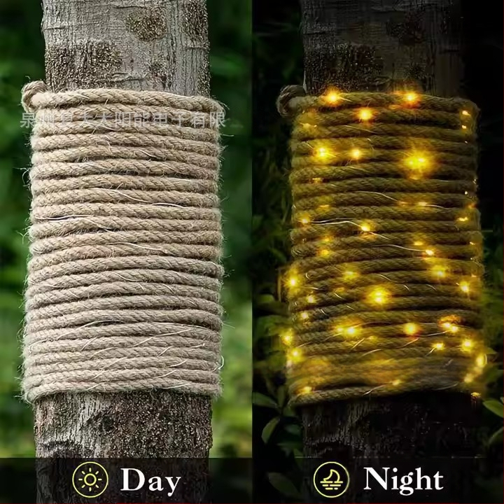 LED нишкова светлина с меден проводник - D511, 0.5W, 1.2V, 6–12 ч., за външен двор, пасторален стил