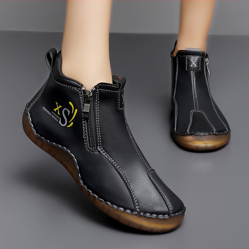 Sieviešu Martin zābaki, virsma: mikrošķiedra, zole: gumija, sānu rāvējslēdzējs, pretslīdēšanas īpašība