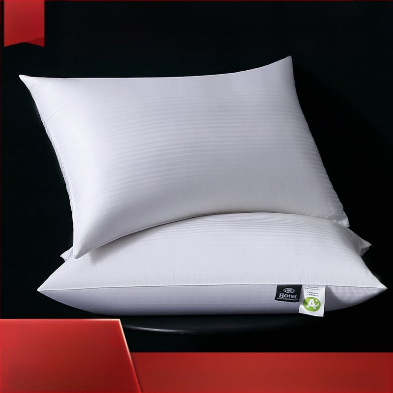 Правоъгълна възглавница с пълнене 100% деветдупкова фибра, антибактериална фибра, корпус от чист памук, персонализиране на обработката