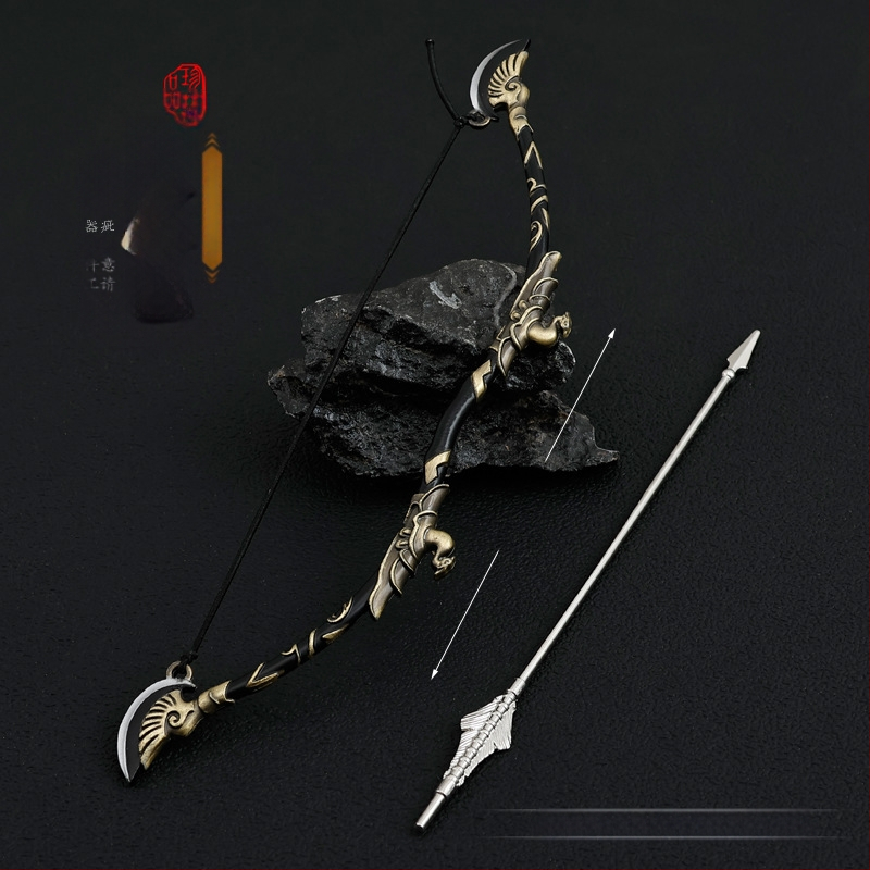 Figūrėlė su ginklu iš cinko lydinio: elfų princas Legolas su lanku, blister pakuotė, Kinijos stilius