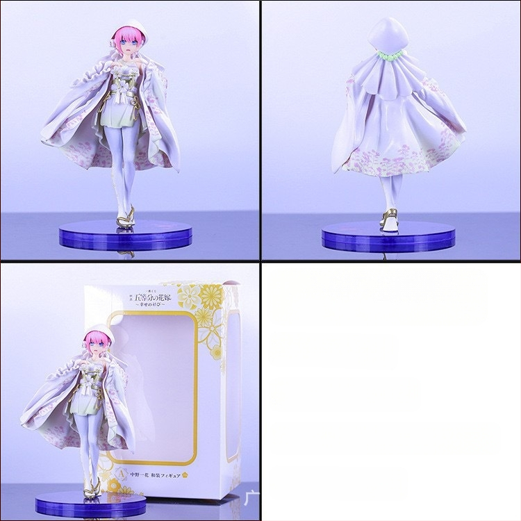 PVC φιγούρα Quintessential Quintuplets – Ichika, Nino, Miku, Yotsuba, Itsuki σε νυφική φορεσιά, πλήρως συναρμολογημένη