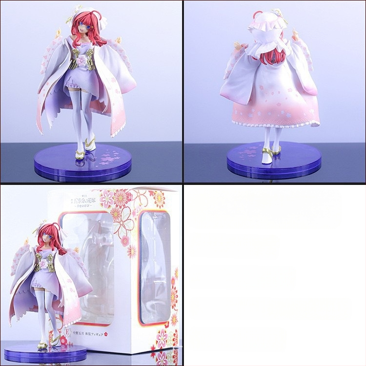 PVC φιγούρα Quintessential Quintuplets – Ichika, Nino, Miku, Yotsuba, Itsuki σε νυφική φορεσιά, πλήρως συναρμολογημένη