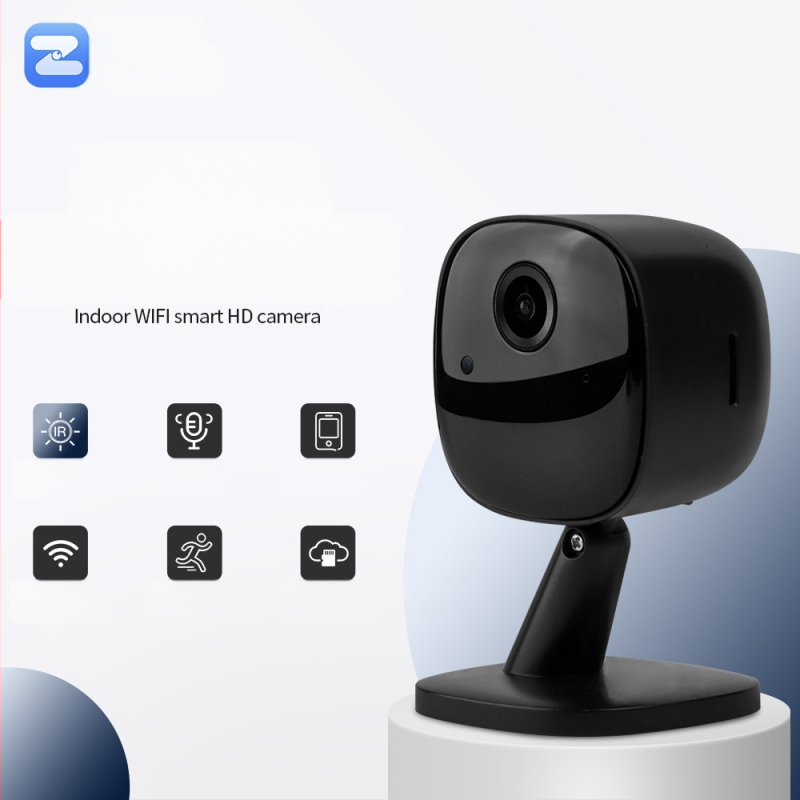 Εσωτερική κάμερα παρακολούθησης οικιακής ασφάλειας με Wi-Fi, 1080P, αποθήκευση στο νέφος ή SD κάρτα, αμφίδρομη επικοινωνία, 1 κανάλι