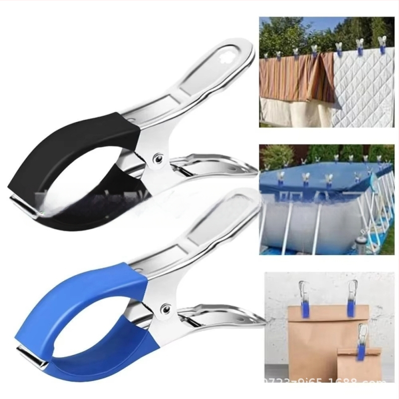 Κλιπ Κάλυψης Πισίνας από Ανοξείδωτο Ατσάλι – Βαρύ Κλιπ με Κρεμάστρα για Εξωτερική Χρήση (Υλικό: Ανοξείδωτο Ατσάλι; Τύπος: Κλιπ; Εφαρμογή: Αντιανεμικός κήπος κλιπ; Κωδικός Προϊόντος: Άλλο; Διασυνοριακή Εξαγωγή: Ναι)