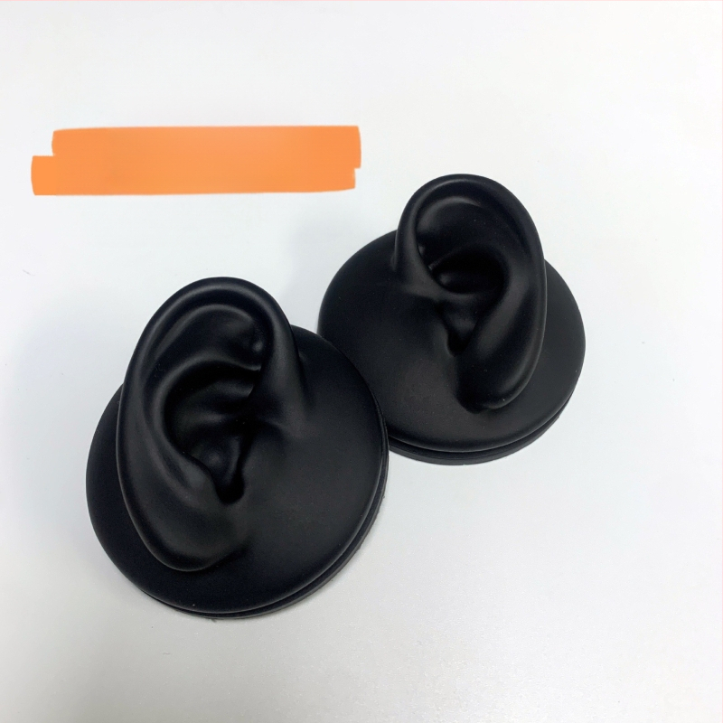 Μοντέλο αυτιού από σιλικόνη για διάτρηση και τατουάζ με βάση επίδειξης (σιλικόνη πλατινένιας ποιότητας; επιλογές προβολής αριστερού ή δεξιού αυτιού)