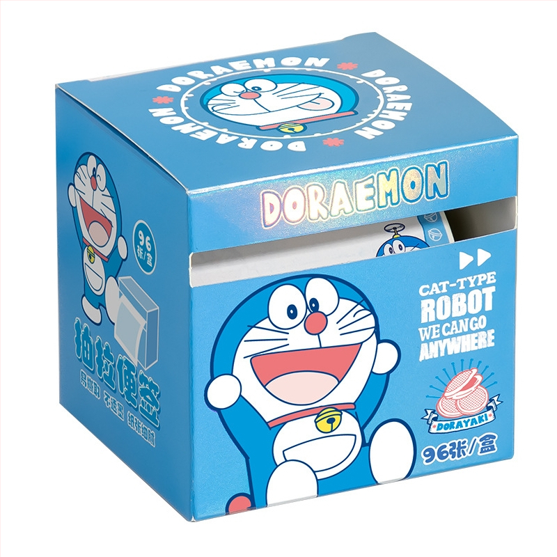 Shin-chan lipnios užrašų kortelės su traukimo juostele – 96 lapai, IP licencijuota (Shin-chan/Crayon Shin-chan), prekinis ženklas Yoofun, produkto numeris YFBLT