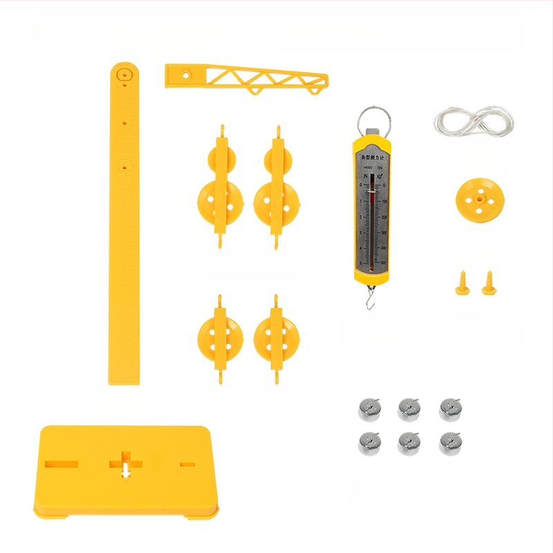 Σετ πειραμάτων Φυσικής: Σύστημα μοχλού-τροχαλίας για πείραμα τριβής, εκπαιδευτικό εργαλείο