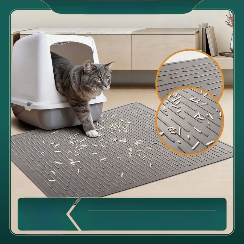 Katės kraiko kilimėlis, maisto kokybės silikonas, anti išsiliejimas, be nuotėkio, modelis JSC3816, prekės ženklas Xilikangjia