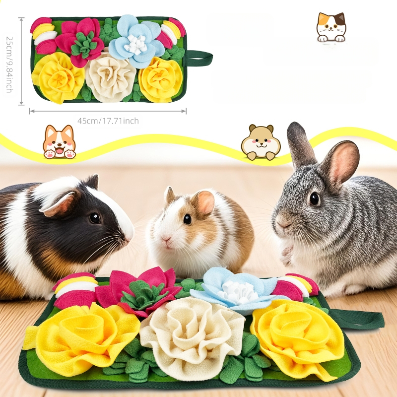 DouLe Pet U2 poliester podloga za traženje hrane malim životinjama za zečeve, ježeve, indijsko prase i miševe