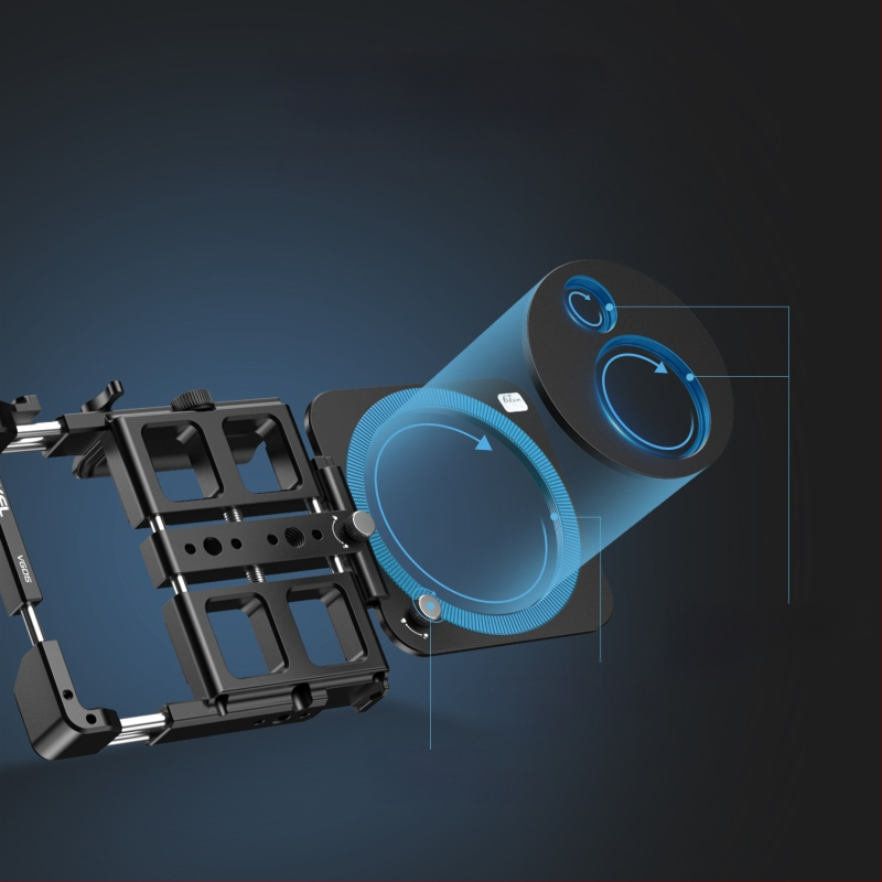 APEXEL VG05CH Nešiojamas daugiafunkcinės telefono klipas su Bluetooth rankena lauko tiesioginei transliacijai ir fotografavimui; medžiaga: aliuminio lydinys; suderinamas su Apple/Huawei/Oppo/Vivo/Xiaomi/OnePlus/Honor