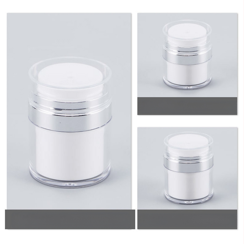 Recipient ABS vacuum pentru cremă facială, dozator cu aer tip presiune, model qwt-1871, sticluță portabilă de probă pentru călătorii