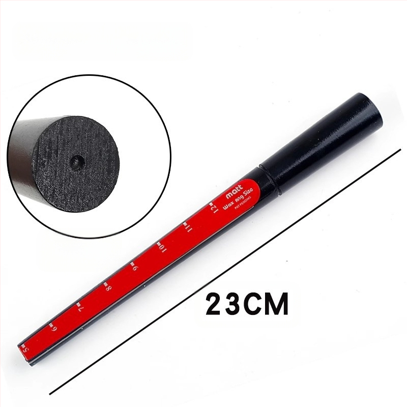 Σετ εργαλείων κεριού για κοσμήματα: μαχαίρι κεριού, εσωτερικός επεκτατής δακτυλιδιού, σωλήνας κεριού και εργαλείο μέτρησης μεγέθους δακτυλιδιού