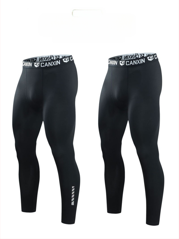 CAAXUN Παντελόνια συμπίεσης για τρέξιμο – κοντά, μεσαία ζώνη, unisex, Milk Silk πολυεστέρας (90–95%), γρήγορο στέγνωμα, διαπνέοντα