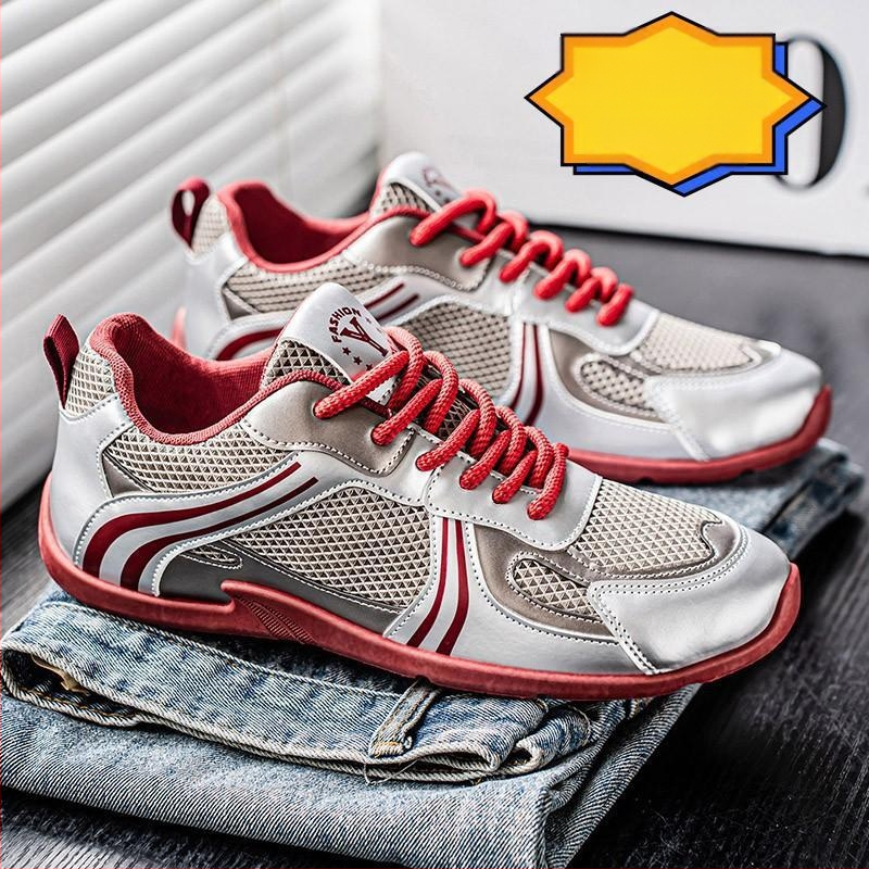 ΑGAN Ανδρικά Αθλητικά Παπούτσια Casual, δίκτυωτή επάνω επιφάνεια, αναπνέον, κλείσιμο με κορδόνια, μεσαίο ύψος, στρογγυλή μύτη, μαλακή σόλα