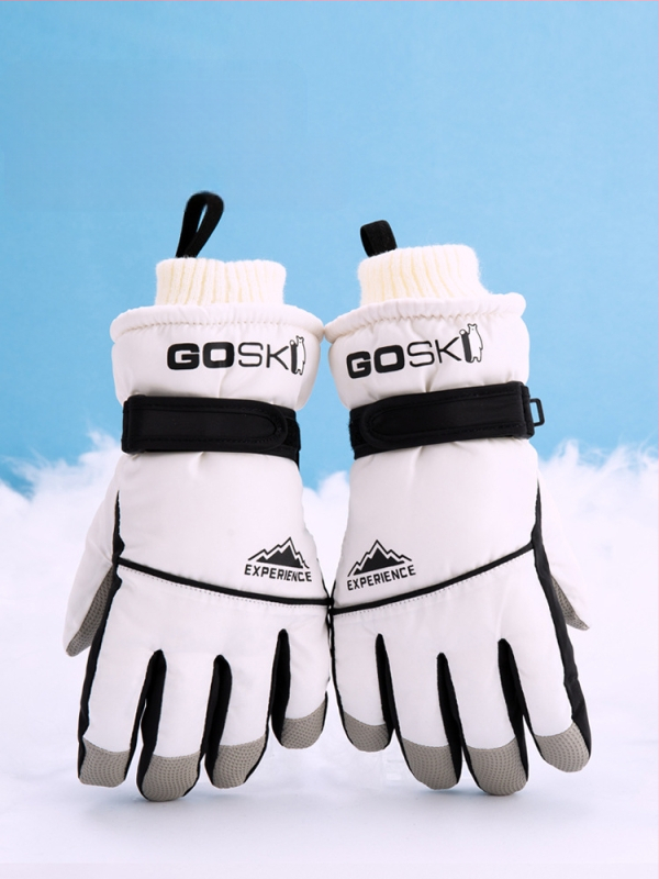 Skijaške rukavice za muškarce, žene i djecu – flis podstavljene, deblje, poliester, Proizvodni kod 54741