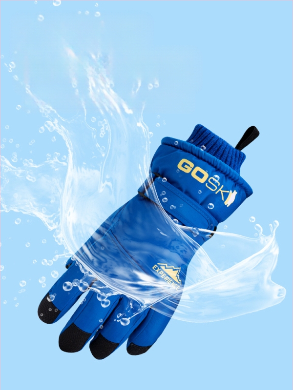 Skijaške rukavice za muškarce, žene i djecu – flis podstavljene, deblje, poliester, Proizvodni kod 54741