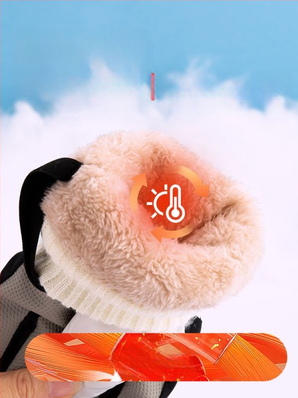 Skijaške rukavice za muškarce, žene i djecu – flis podstavljene, deblje, poliester, Proizvodni kod 54741