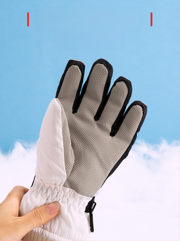 Skijaške rukavice za muškarce, žene i djecu – flis podstavljene, deblje, poliester, Proizvodni kod 54741