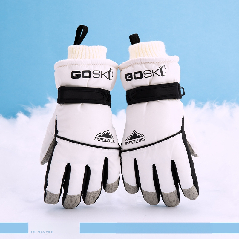 Skijaške rukavice za muškarce, žene i djecu – flis podstavljene, deblje, poliester, Proizvodni kod 54741