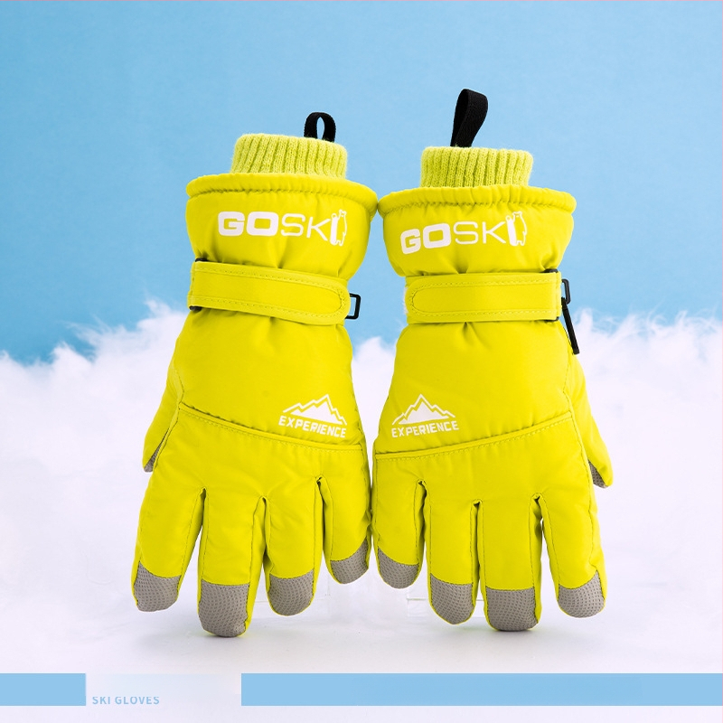 Skijaške rukavice za muškarce, žene i djecu – flis podstavljene, deblje, poliester, Proizvodni kod 54741