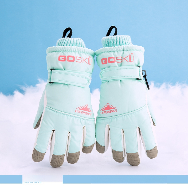 Skijaške rukavice za muškarce, žene i djecu – flis podstavljene, deblje, poliester, Proizvodni kod 54741