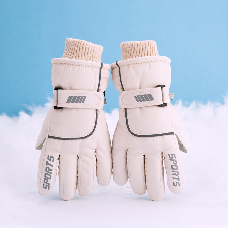 Skijaške rukavice za muškarce, žene i djecu – flis podstavljene, deblje, poliester, Proizvodni kod 54741