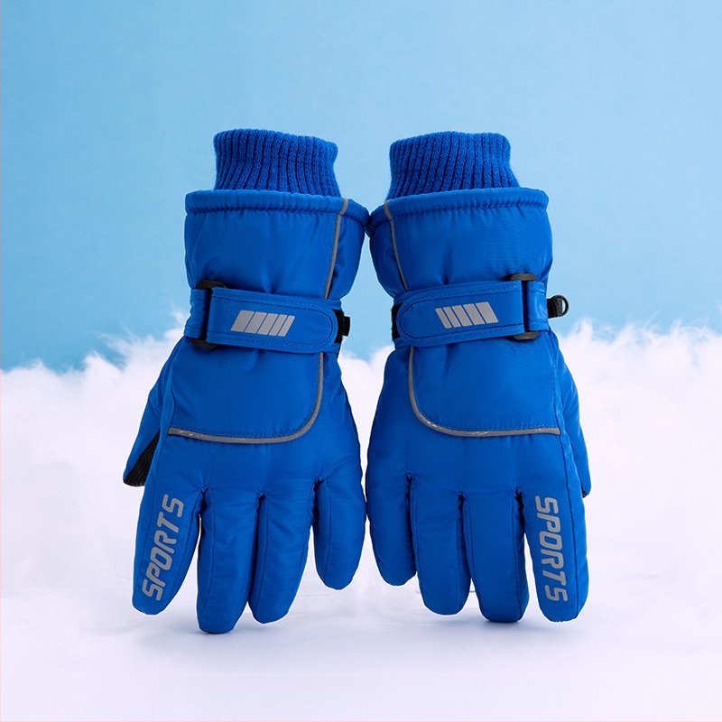 Skijaške rukavice za muškarce, žene i djecu – flis podstavljene, deblje, poliester, Proizvodni kod 54741