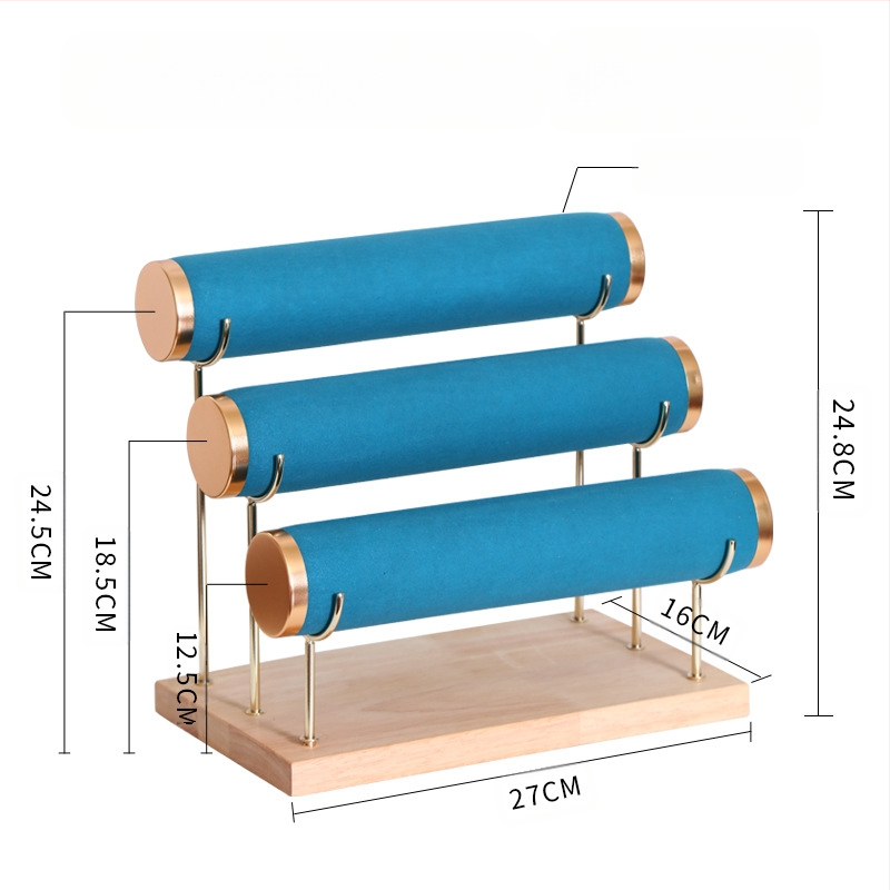 Ράφι προβολής κοσμημάτων για βραχιόλια, ρολόγια και κολιέ – βάση αποθήκευσης (Προέλευση: Jinhua)