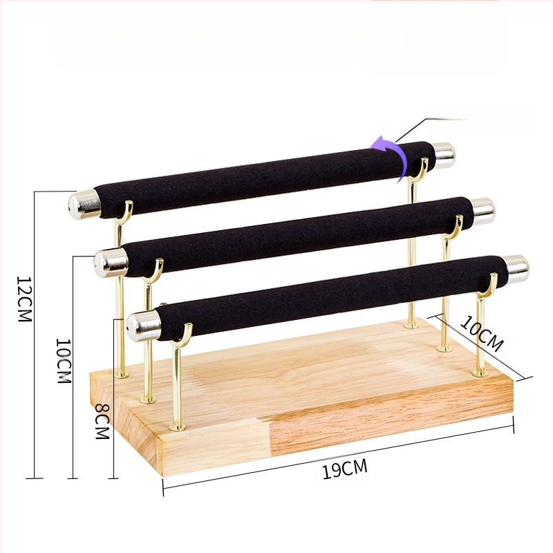 Ράφι προβολής κοσμημάτων για βραχιόλια, ρολόγια και κολιέ – βάση αποθήκευσης (Προέλευση: Jinhua)