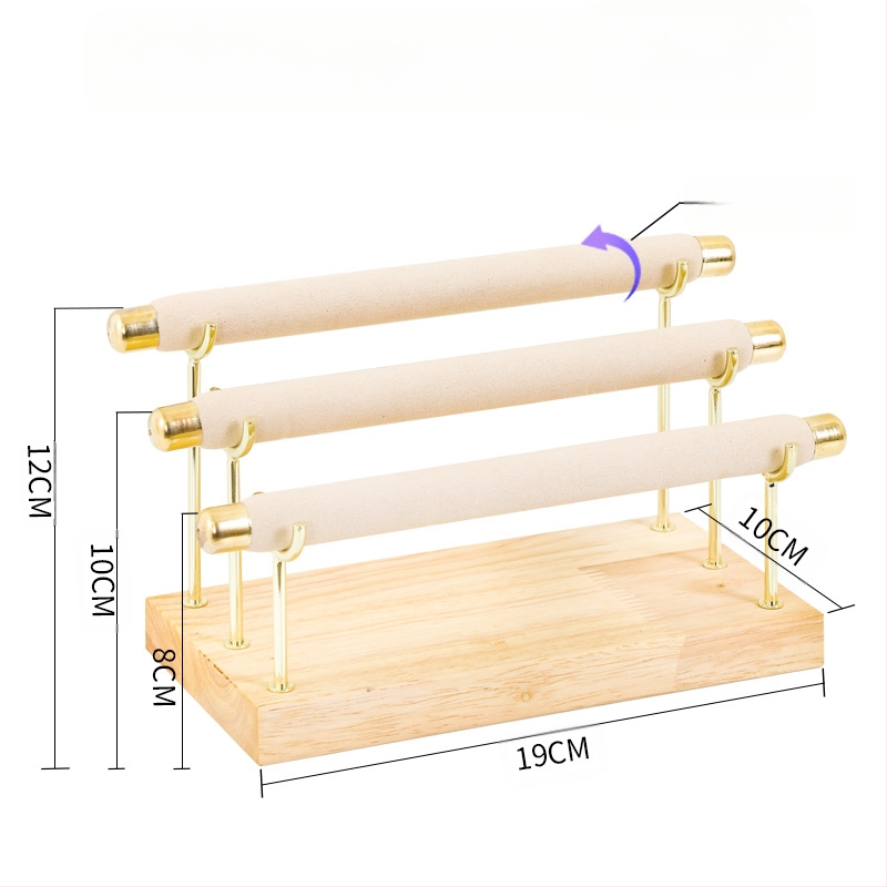 Ράφι προβολής κοσμημάτων για βραχιόλια, ρολόγια και κολιέ – βάση αποθήκευσης (Προέλευση: Jinhua)