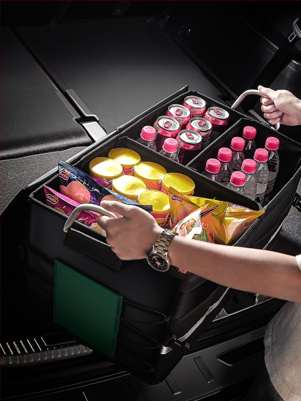 Automašīnas uzglabāšanas kaste no auduma, ūdensnecaurlaidīga, universāla, uz paneļa