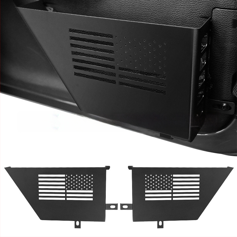 Nerūdijančio plieno priekinės durų laikymo dėžutė Wrangler JK – 2- arba 4- durų, modelis JDM0309, prekės ženklas Zhi Cheng