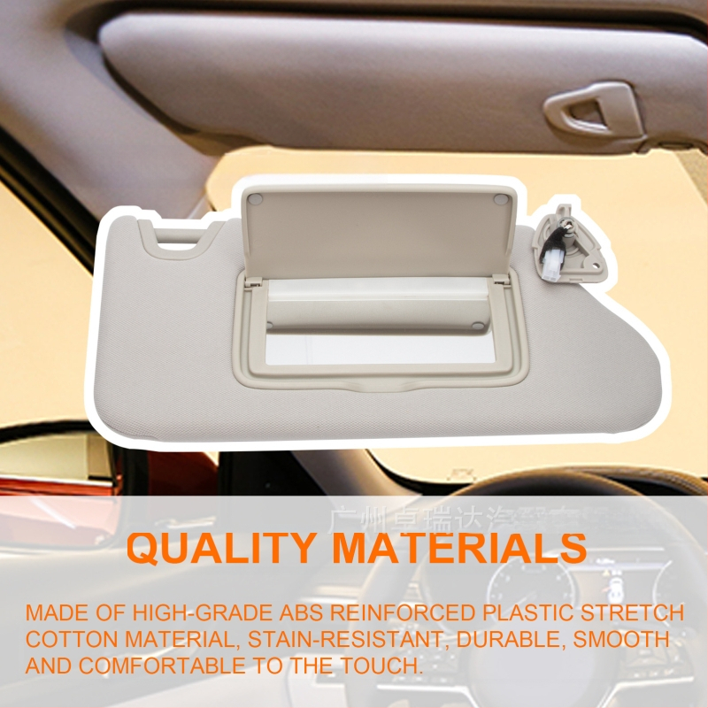 Automobilio saulės skydelis su šviesa, kairysis ir dešinysis komplektas, ABS, 96401-3TA2A, suderinamas su Nissan Altima 2013-2018